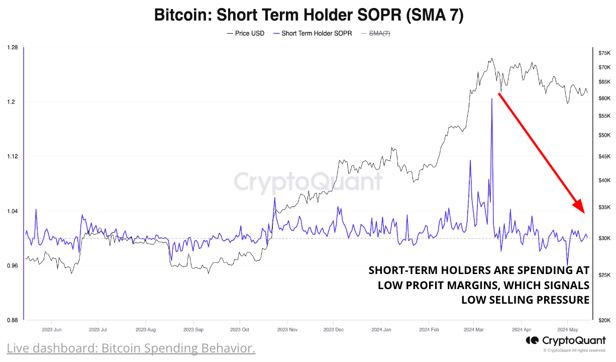 15 May 2024] Bitcoin: Selling Pressure Subsides, But Demand Has Yet to Pick  Up Meaningfully | Cr...